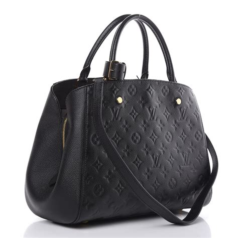 louis vuitton empreinte montaigne mm black|louis vuitton emporium handbags.